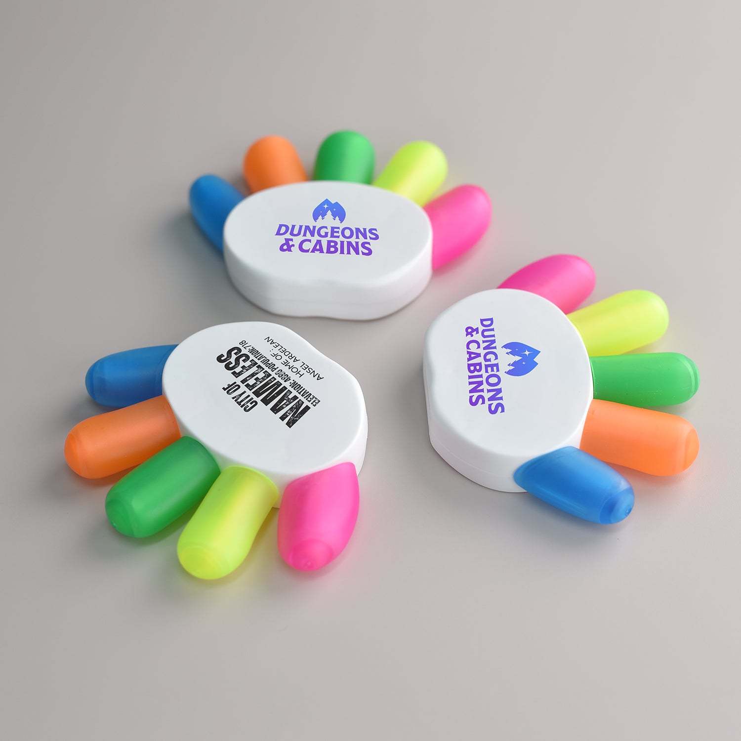 Personalised Full Color Printed Promotional Hand Shape Highlighter