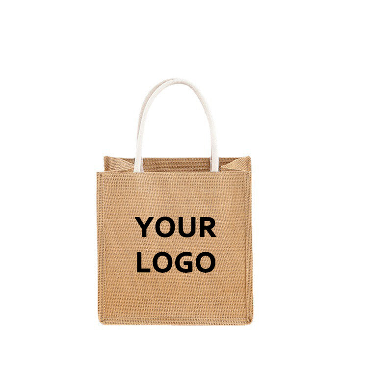 Wholesale Jute Bag with Custom Logo Burlap Tote Bags Multi-purpose Bags