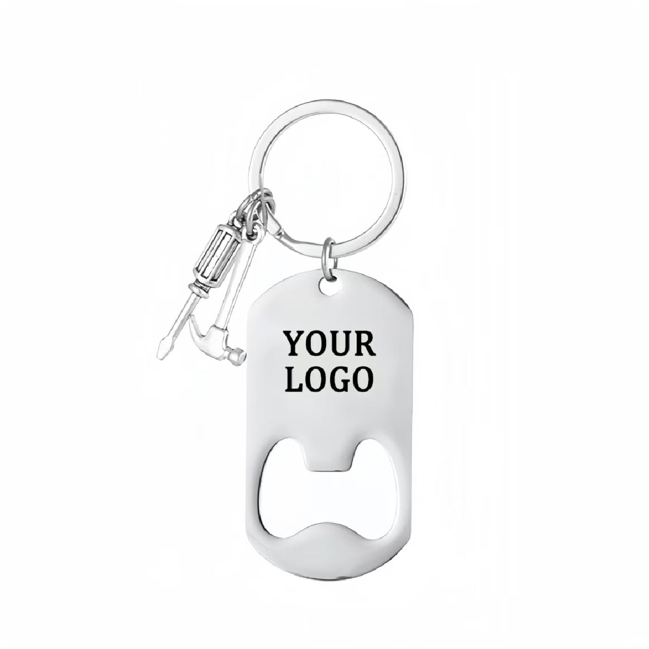 Custom Logo Beer Bottle Opener Keychain Unique Keychain Gifts with Pendants