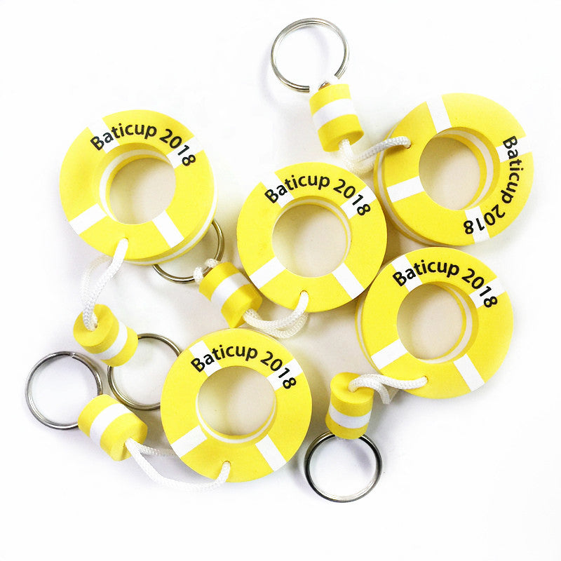 Wholesale Custom Shape Printed EVA Foam Floating Keychain with Your Logo