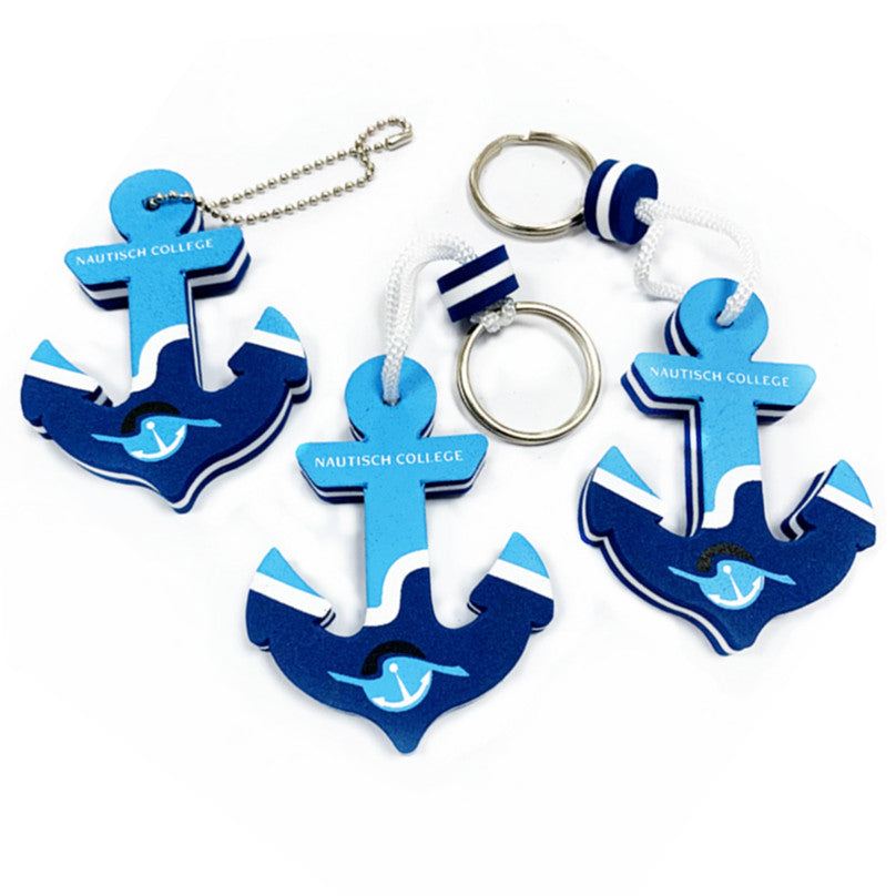 Wholesale Custom Shape Printed EVA Foam Floating Keychain with Your Logo