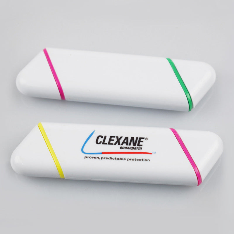 Bulk Custom Promotional Branded Duo Twin Highlighter Pen For Giveaway