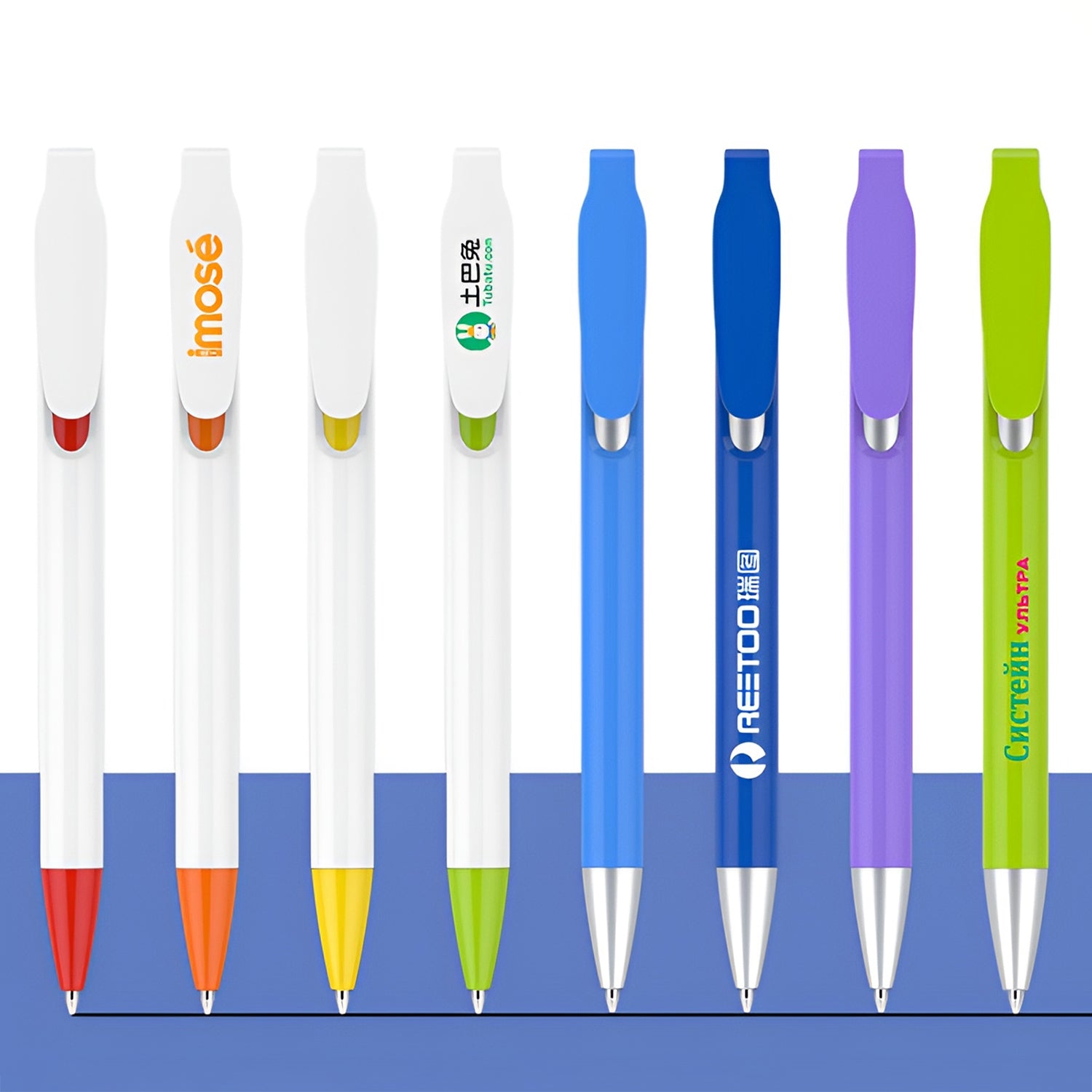 Custom Logo Colorful Pens & Personalized Pens with the Color you like