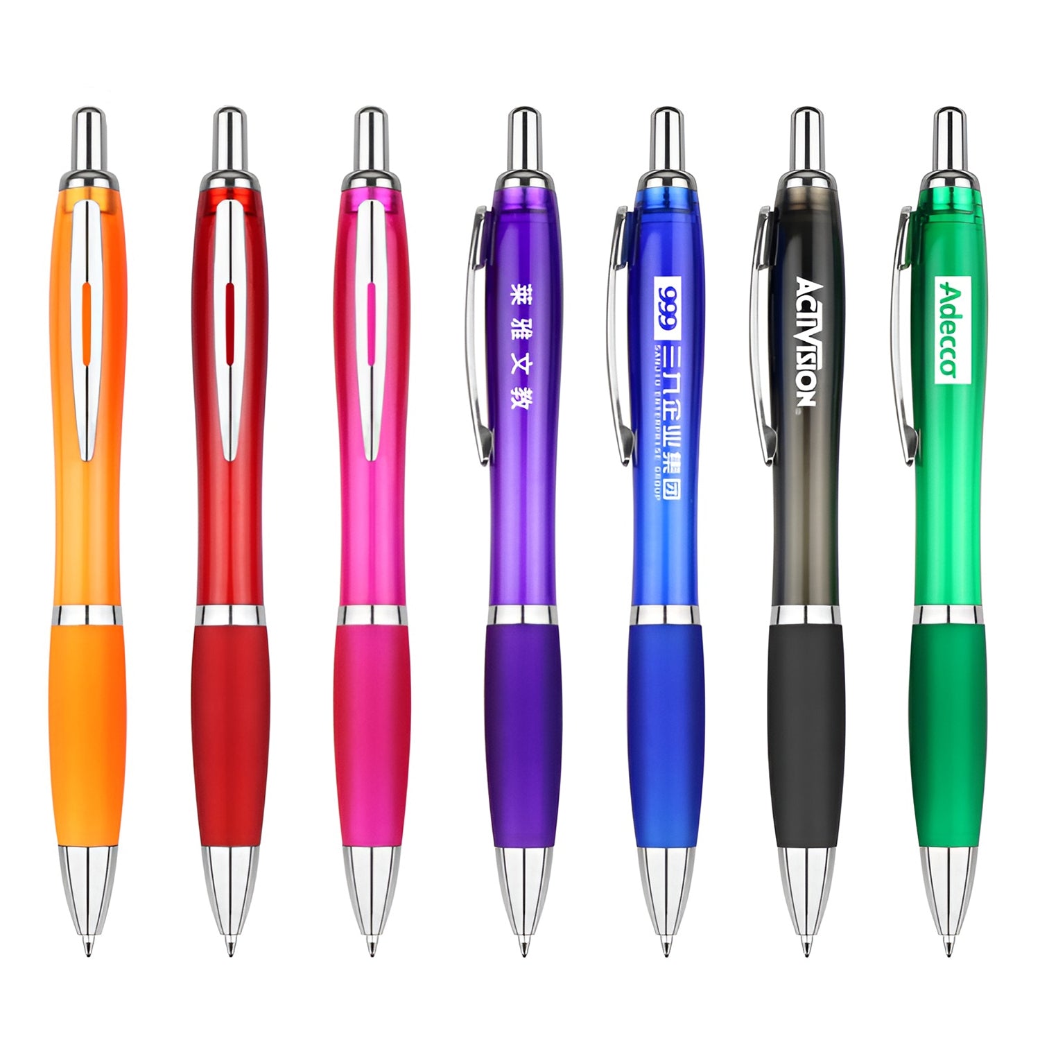 Custom Plastic Gourd Shape Pens & Soft-Touch Rubber Handle Pens for Events