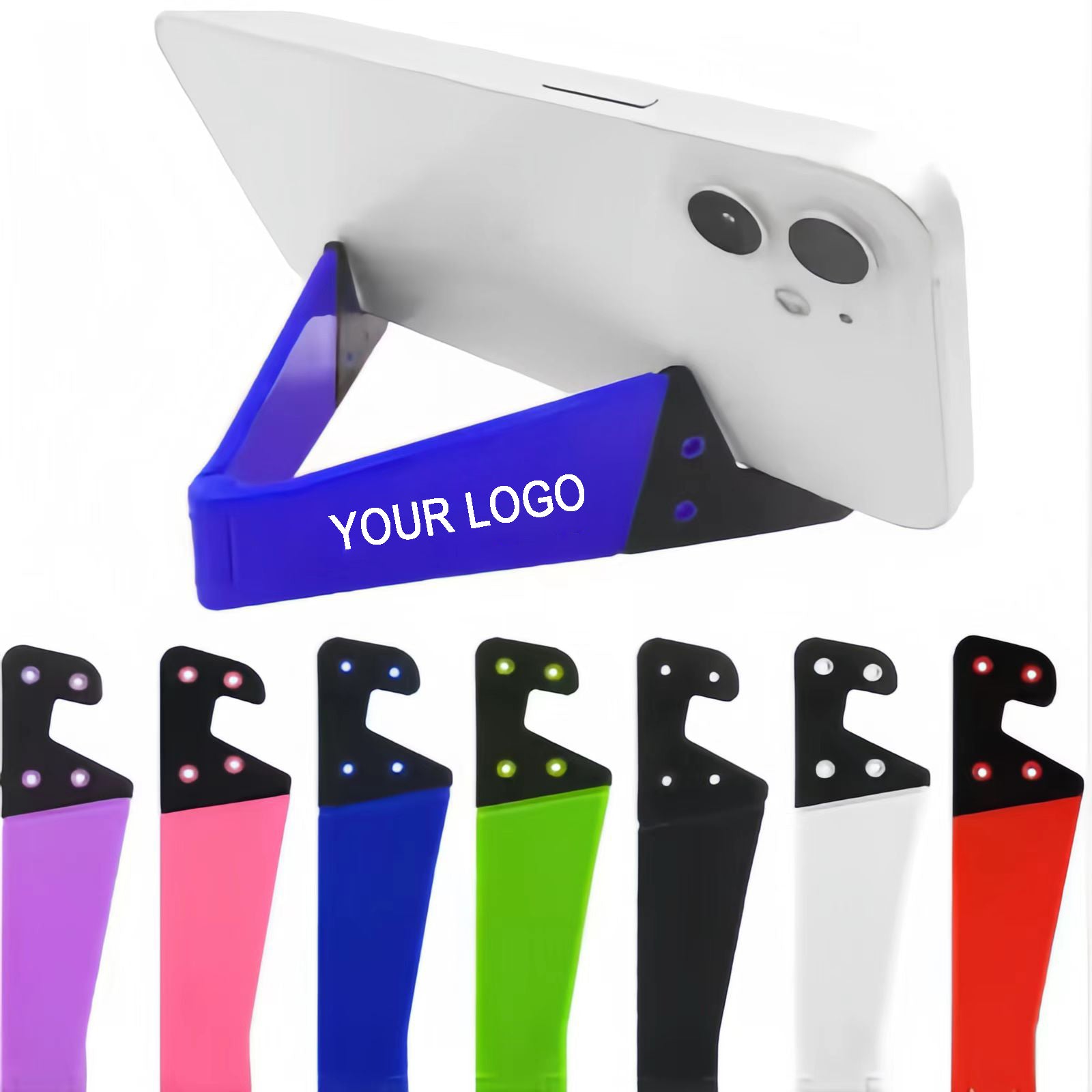 500pcs Universal V Shape Folding Adjustable Phone Holder Portable Foldable Mini Stand Holder