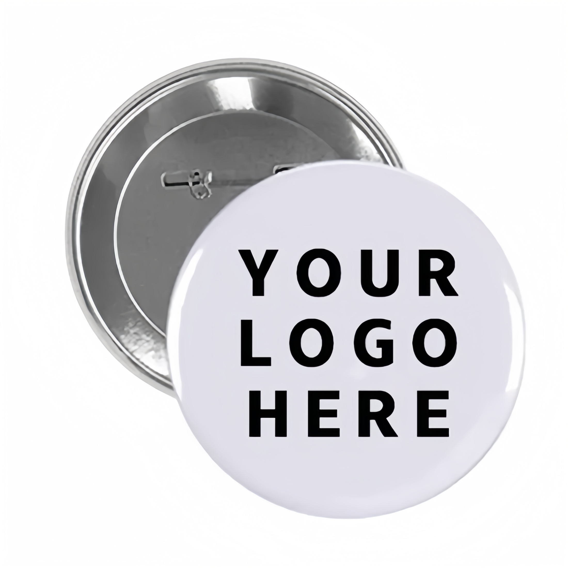 Wholesale Custom Logo Button Pins Customized Full Color Round Pin