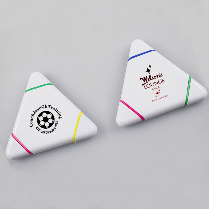 Custom Branded Promotional Triangle Highlighter Pens with Your Logo