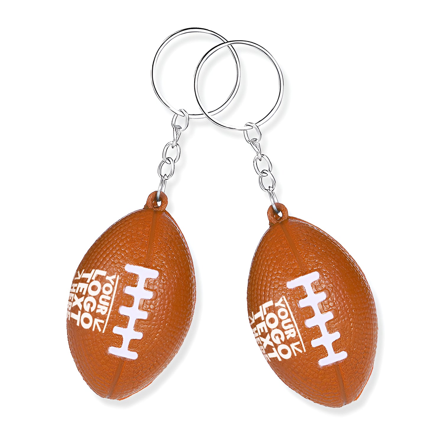 Bulk Custom Sports Ball Keychain Soccer Baseball Stress Relievers