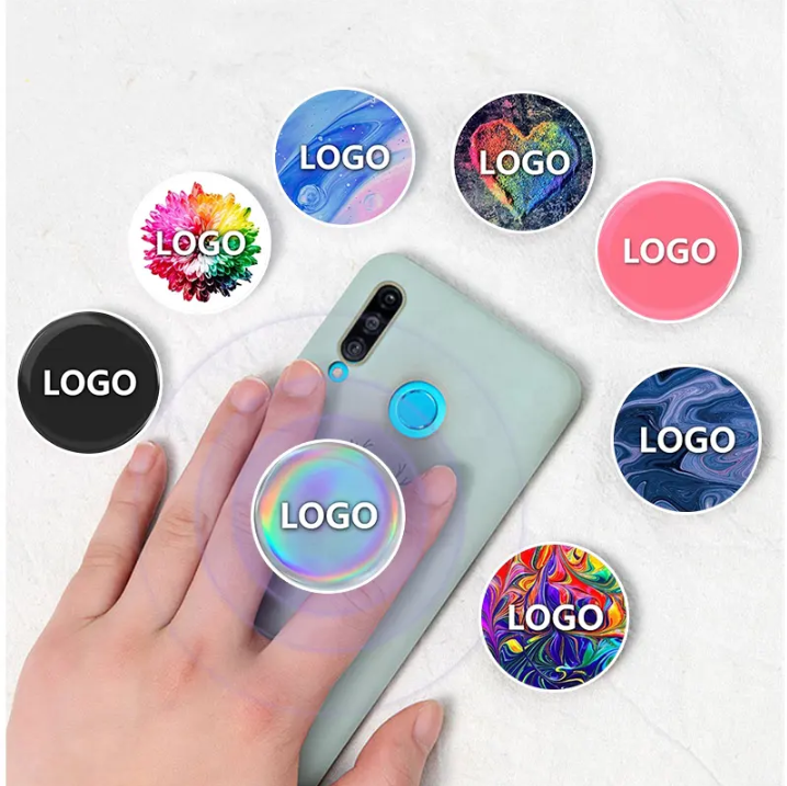 50 Custom Logo Phone stand | Phone Holder For Company | Popsocket